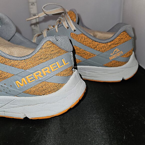 Merrell Bare Access Flex 2 Flame Orange Trainer Sneakers Size 7 - Picture 6 of 8
